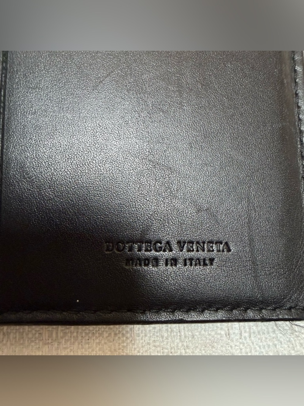 Bottega Veneta Black Intrecciato Leather Long Wallet Bi-Fold Made in Italy - Picture 3 of 14